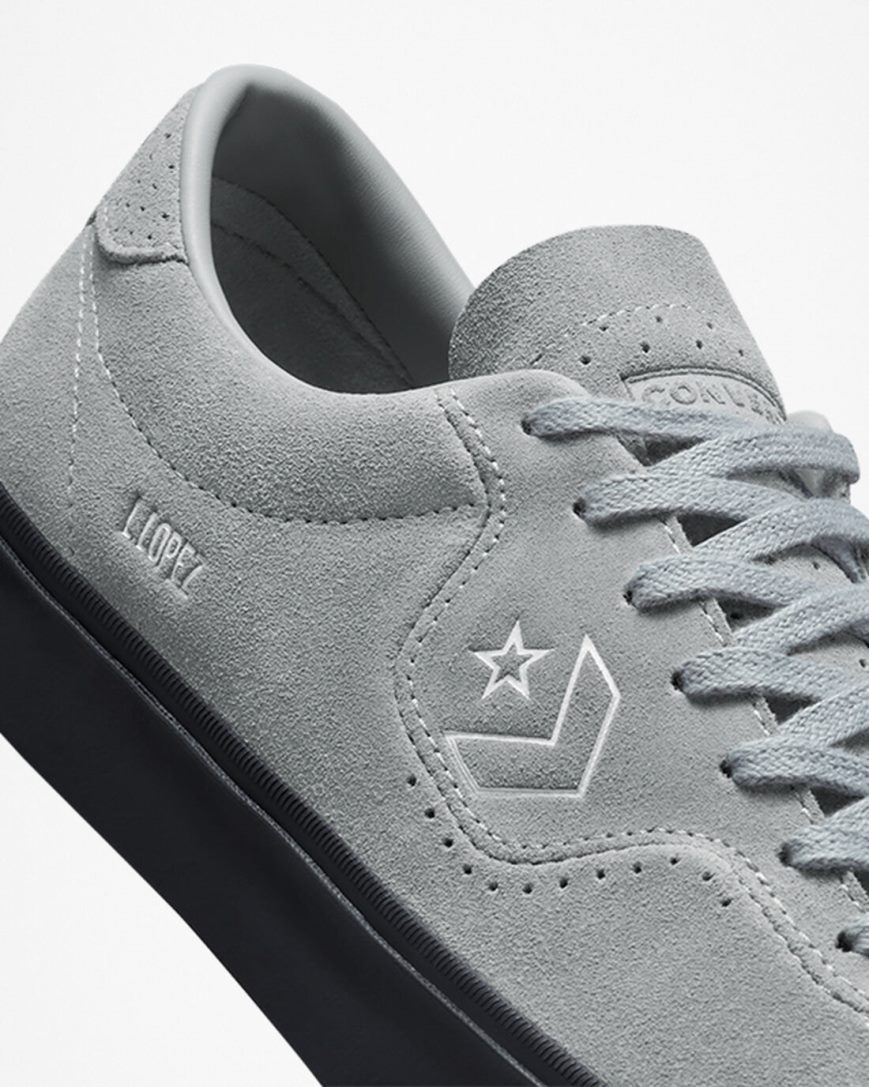 Bascheți Dama Converse CONS Louie Lopez Pro Gri Albi Gri | RO AH0KQ104